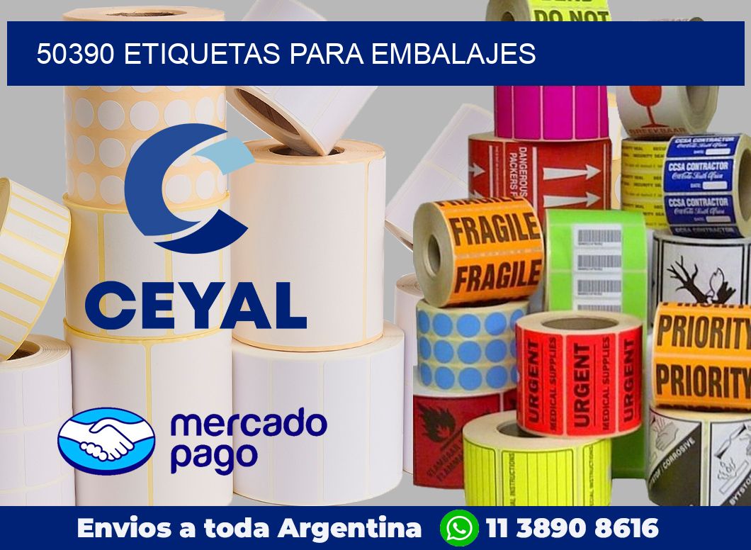 50390 Etiquetas para embalajes