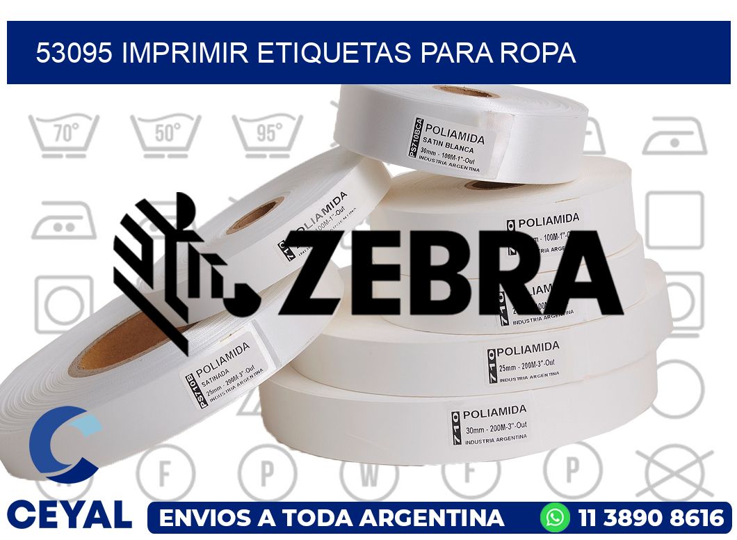 53095 Imprimir etiquetas para ropa