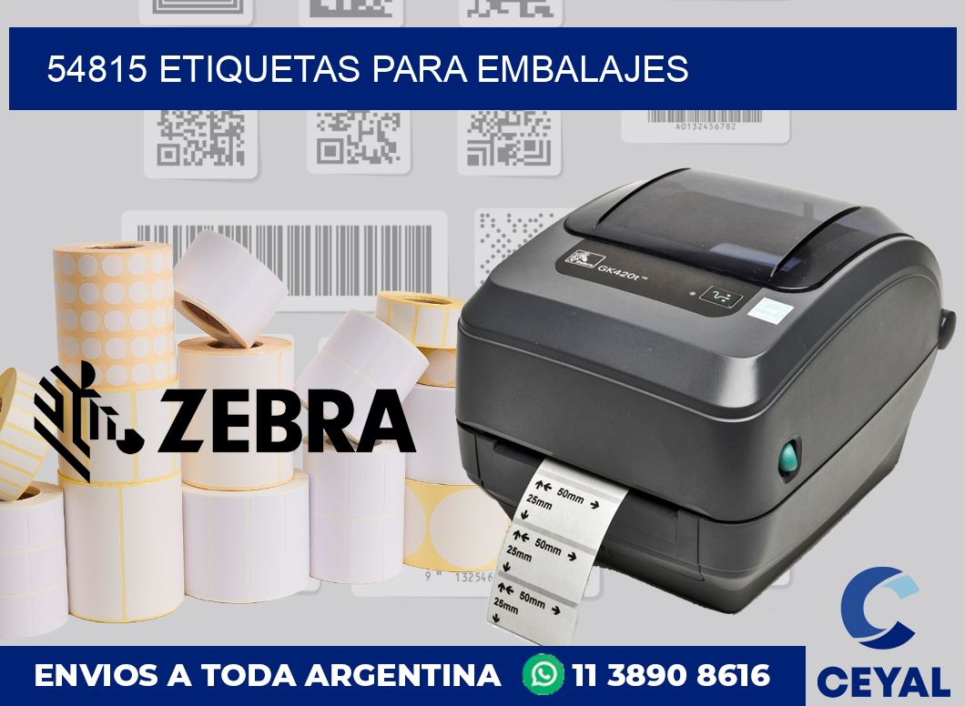 54815 etiquetas para embalajes