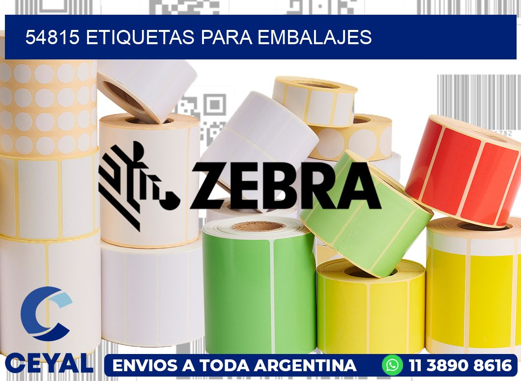 54815 etiquetas para embalajes