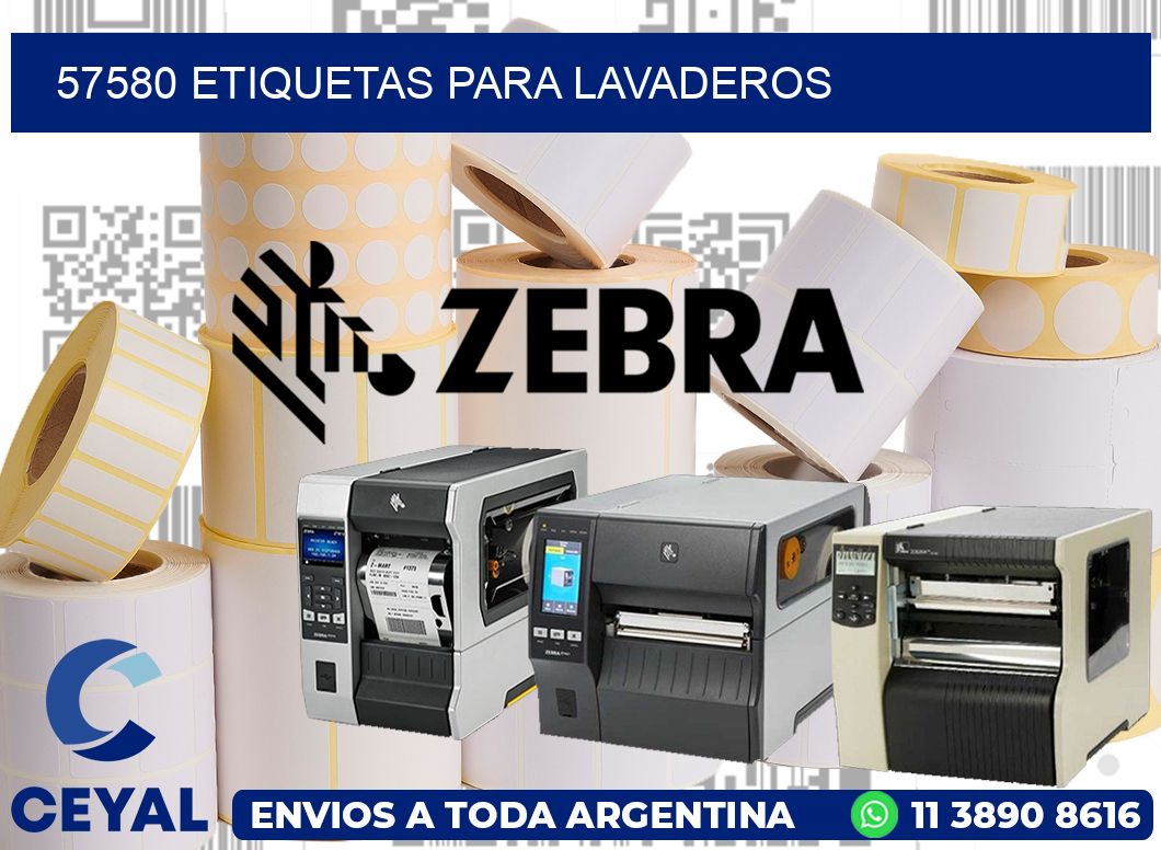 57580 Etiquetas para lavaderos
