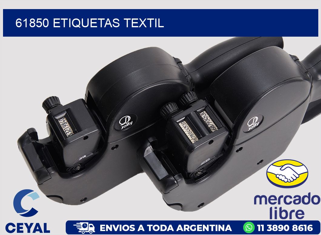 61850 etiquetas textil