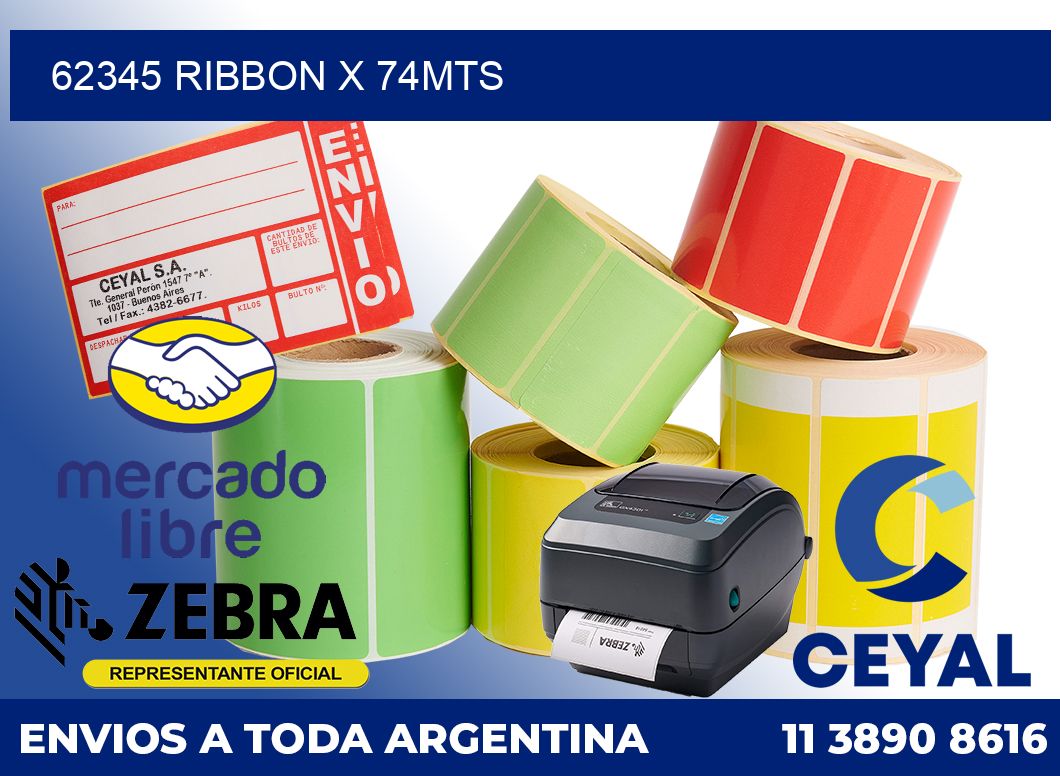 62345 ribbon x 74mts