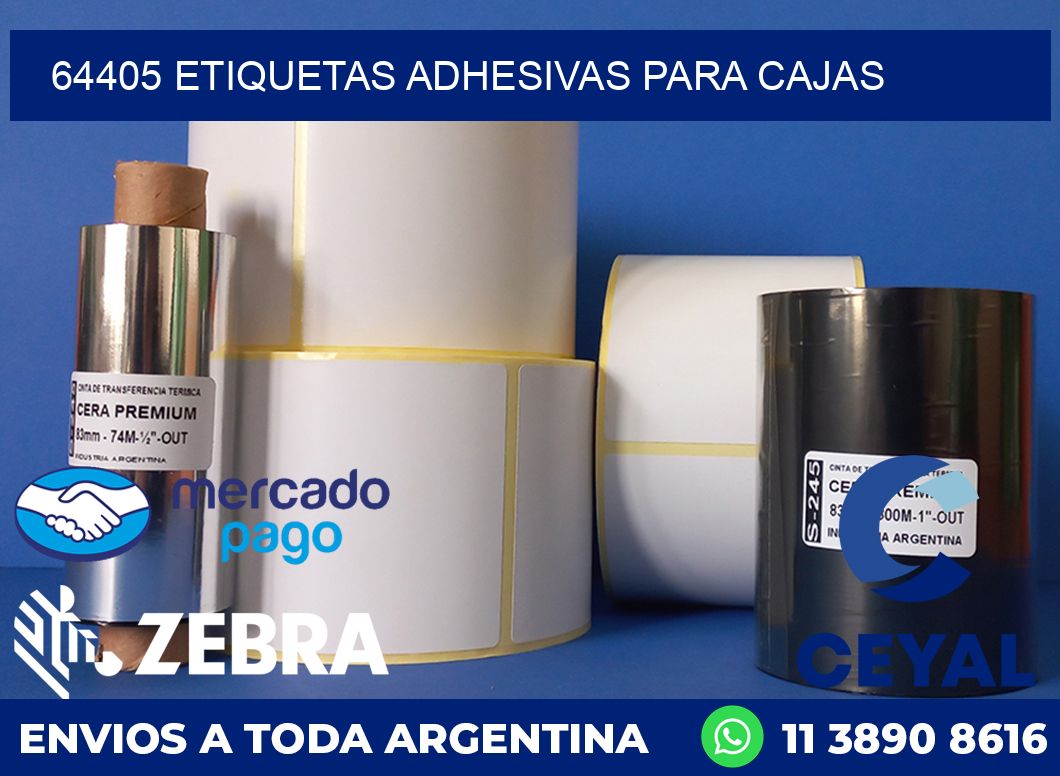 64405 etiquetas adhesivas para cajas
