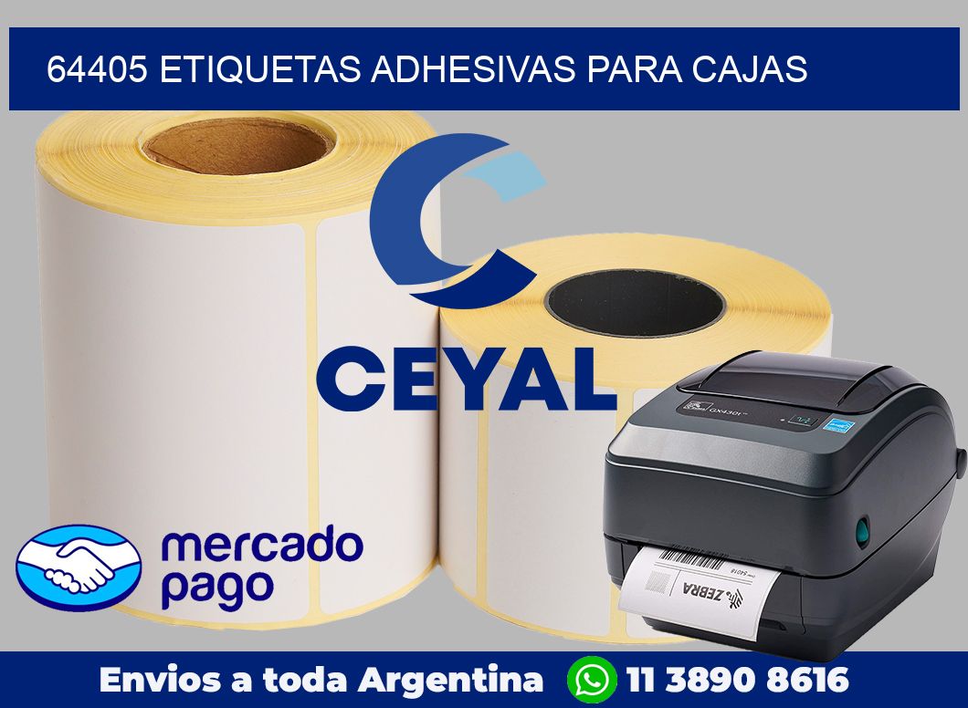 64405 etiquetas adhesivas para cajas