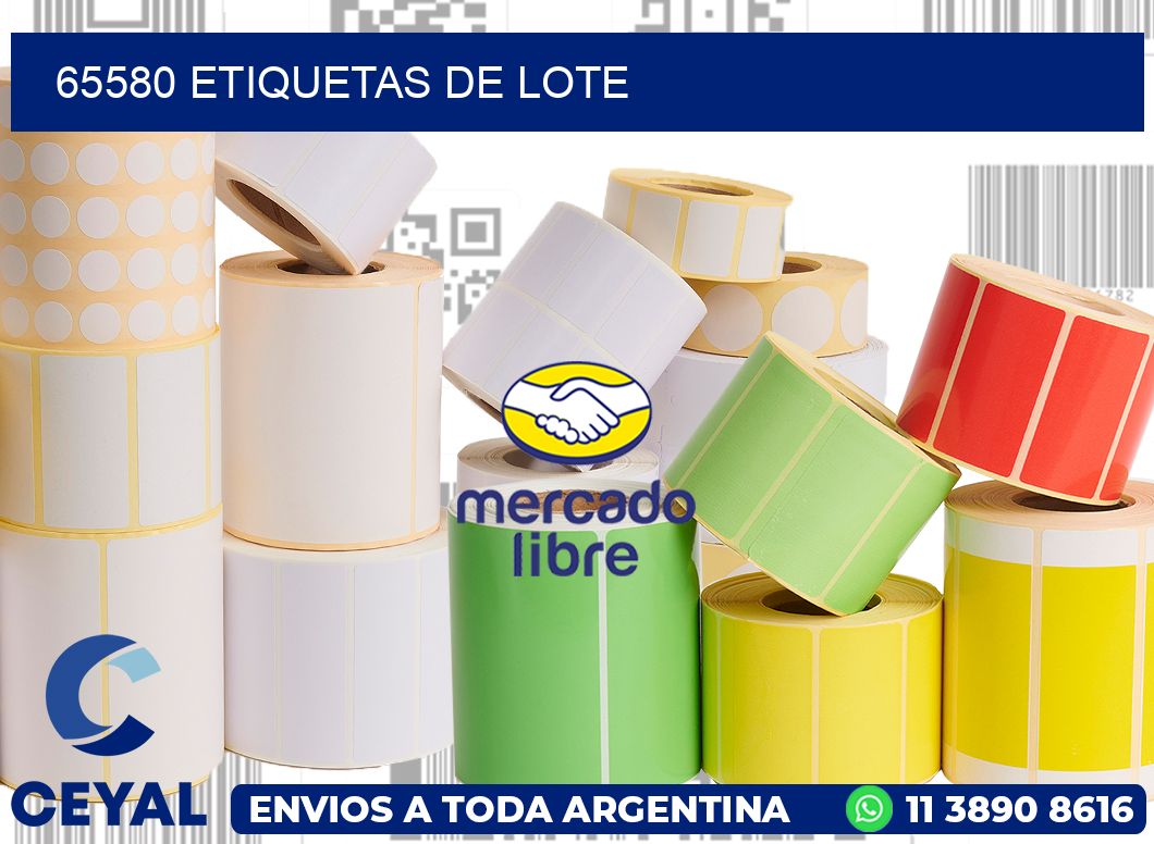 65580 Etiquetas de lote