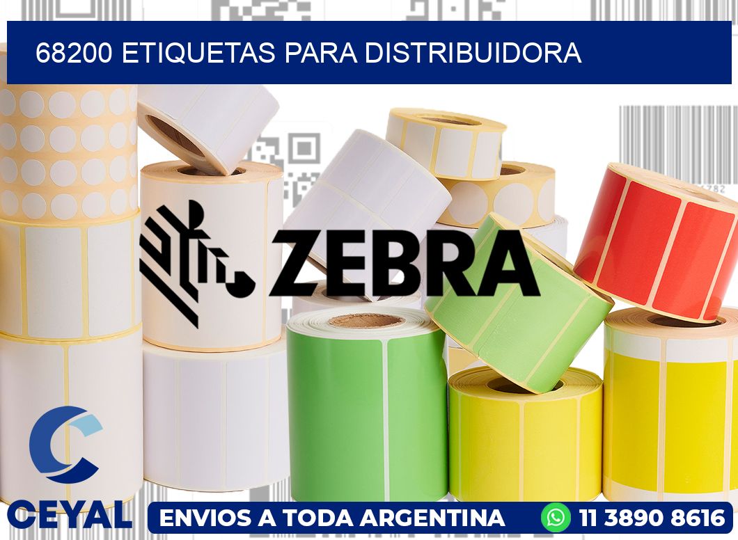 68200 etiquetas para distribuidora