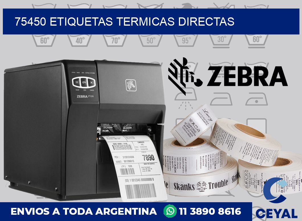 75450 Etiquetas termicas directas