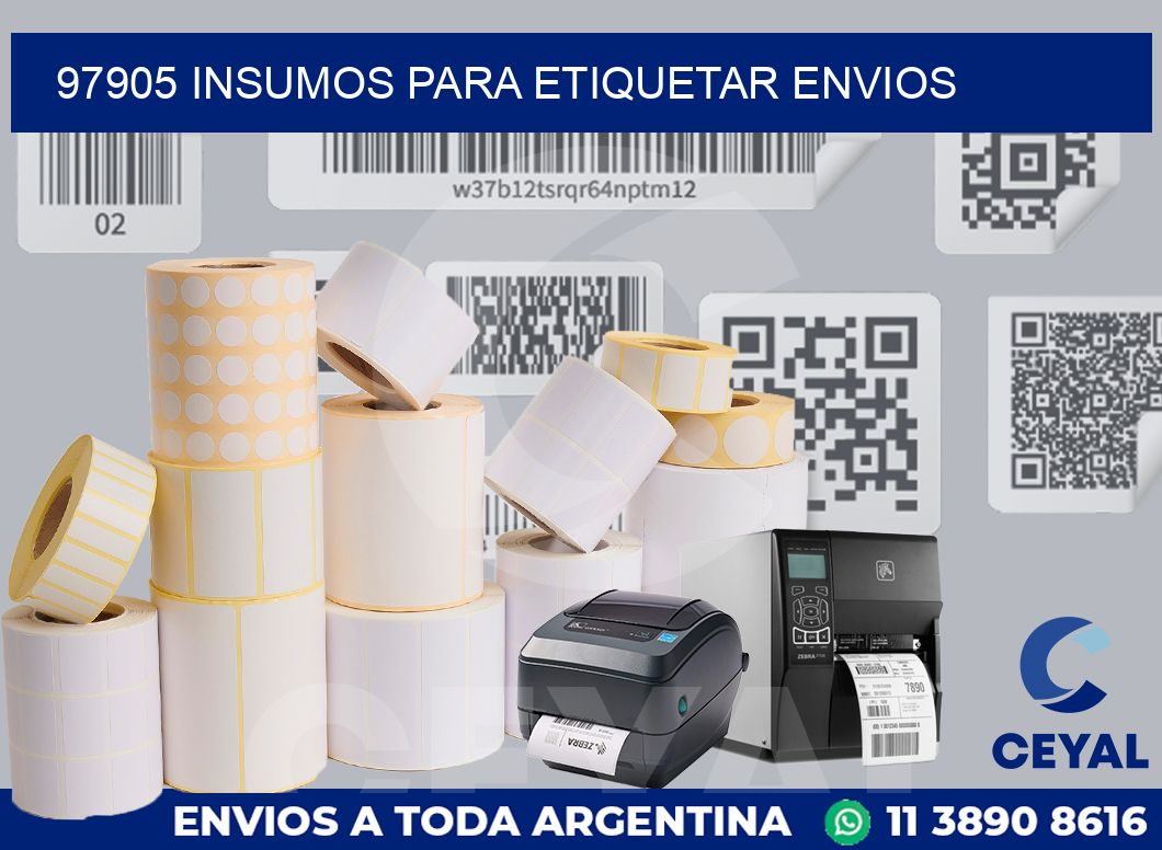 97905 Insumos para etiquetar envios