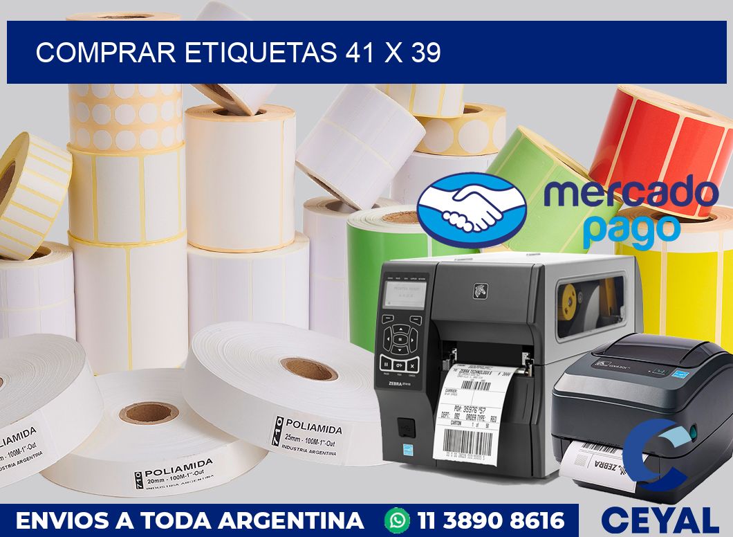 Comprar etiquetas 41 x 39