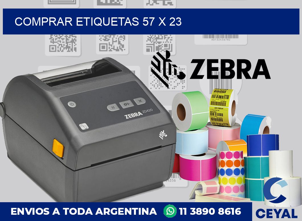 Comprar etiquetas 57 x 23