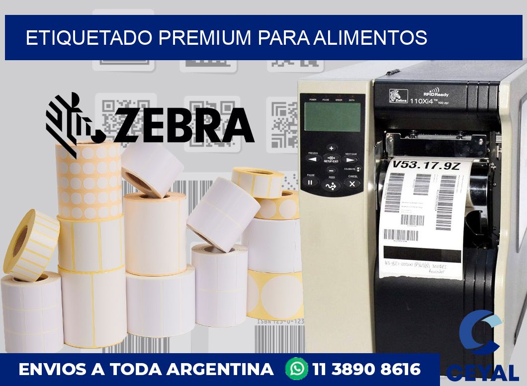 ETIQUETADO PREMIUM PARA ALIMENTOS