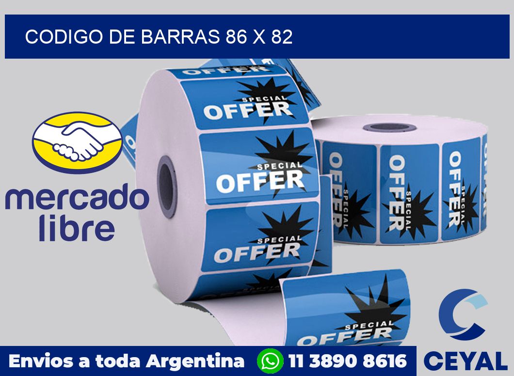 codigo de barras 86 x 82