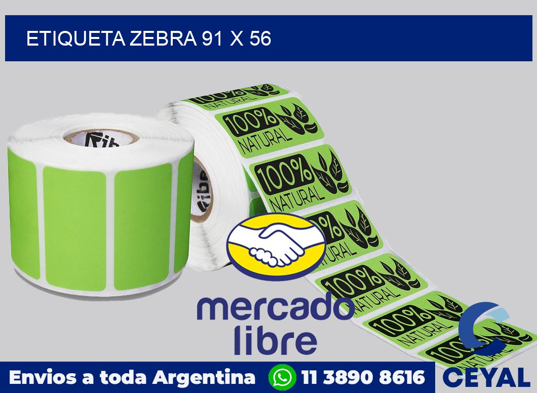 etiqueta zebra 91 x 56