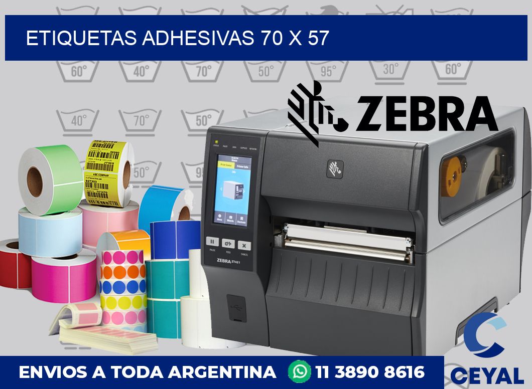 etiquetas adhesivas 70 x 57