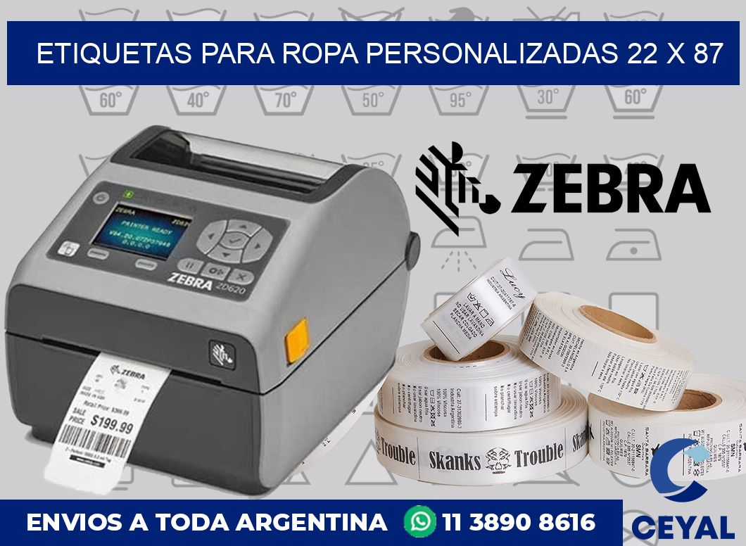 etiquetas para ropa personalizadas 22 x 87