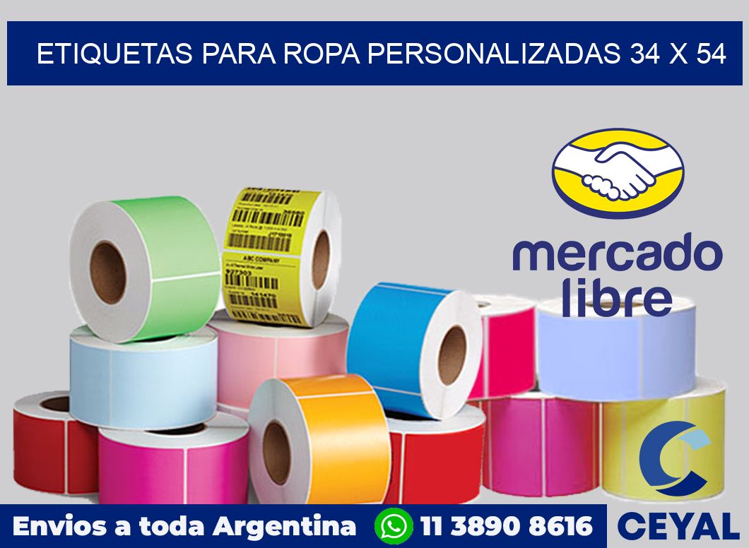 etiquetas para ropa personalizadas 34 x 54