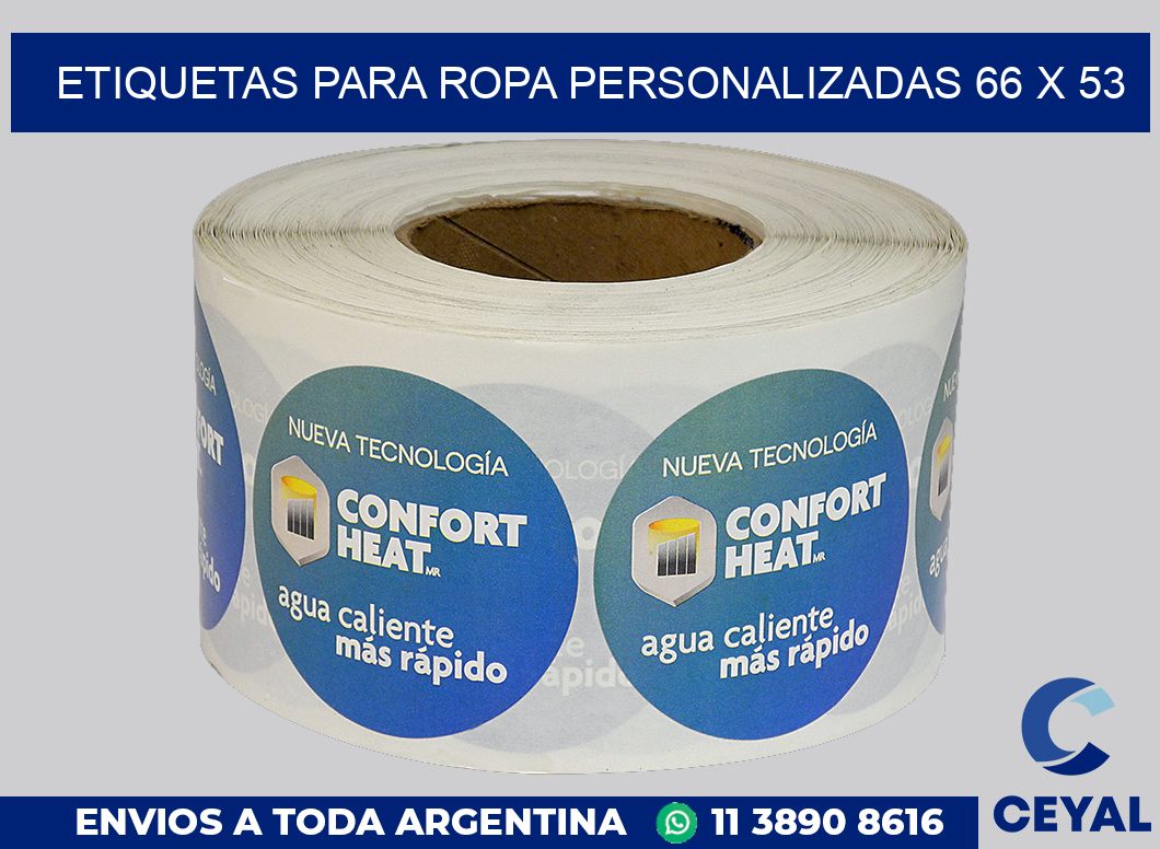 etiquetas para ropa personalizadas 66 x 53