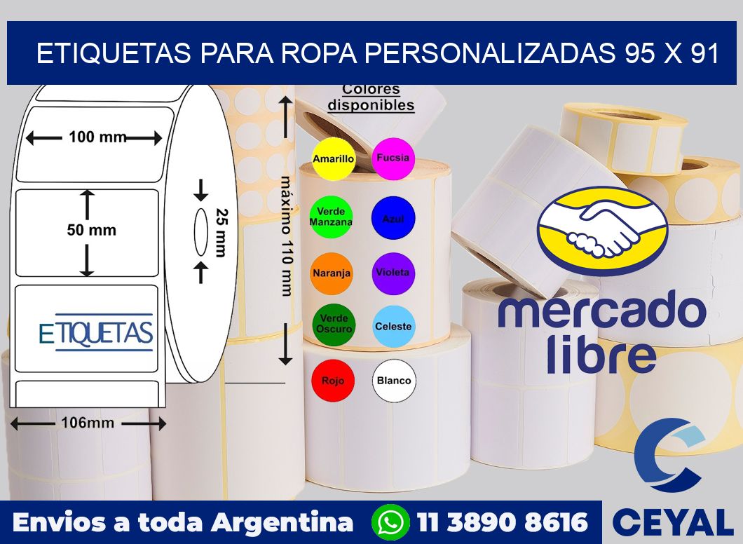 etiquetas para ropa personalizadas 95 x 91