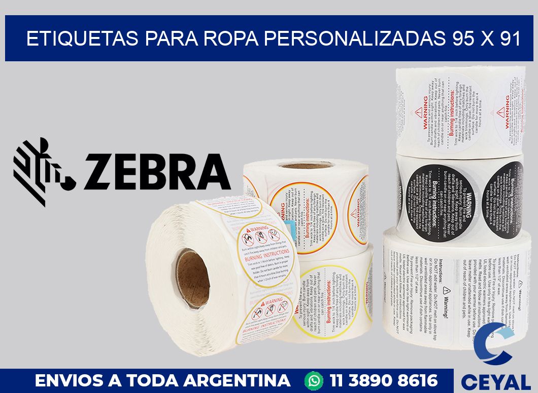 etiquetas para ropa personalizadas 95 x 91