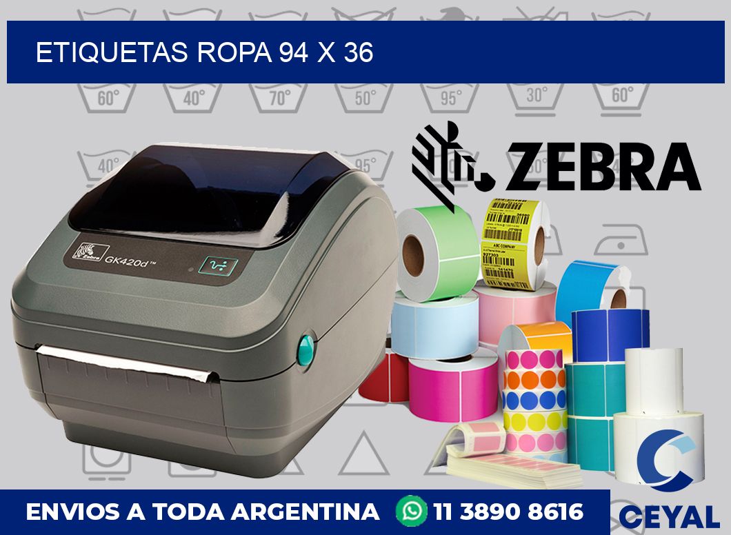 etiquetas ropa 94 x 36