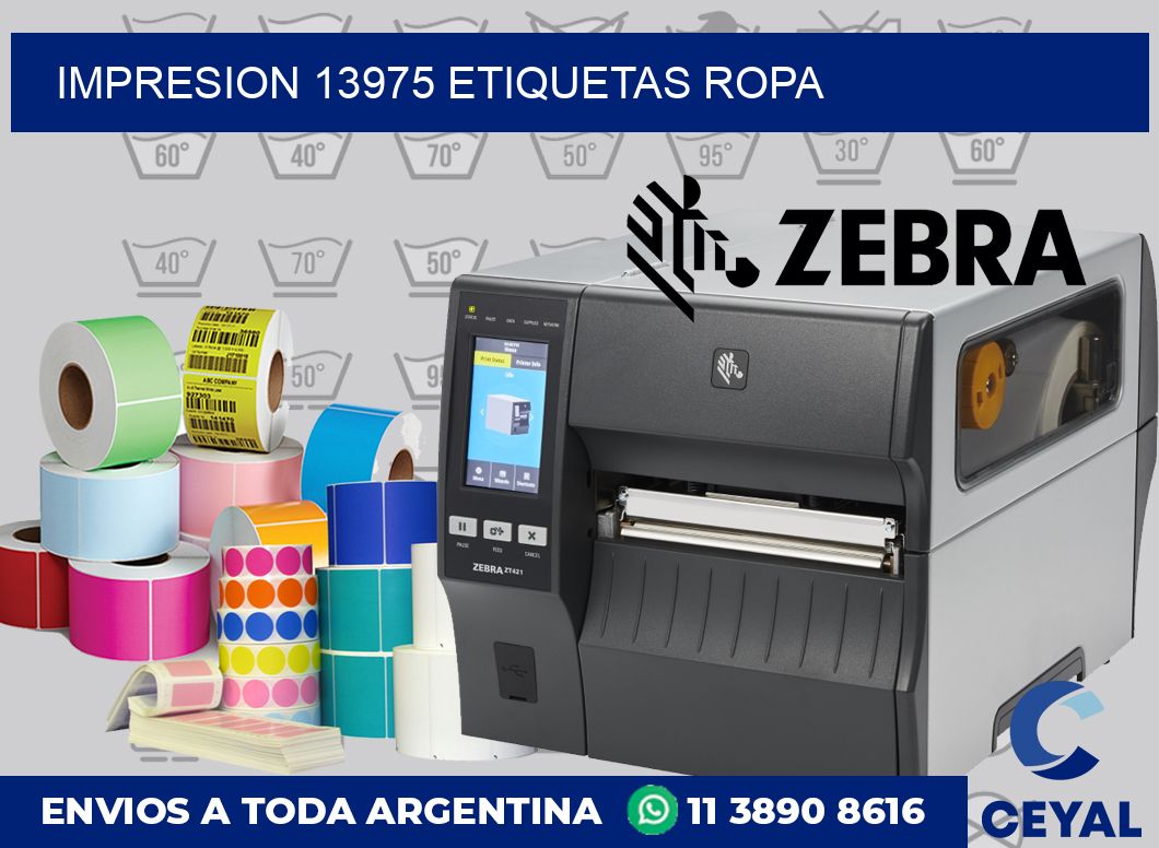 impresion 13975 etiquetas ropa