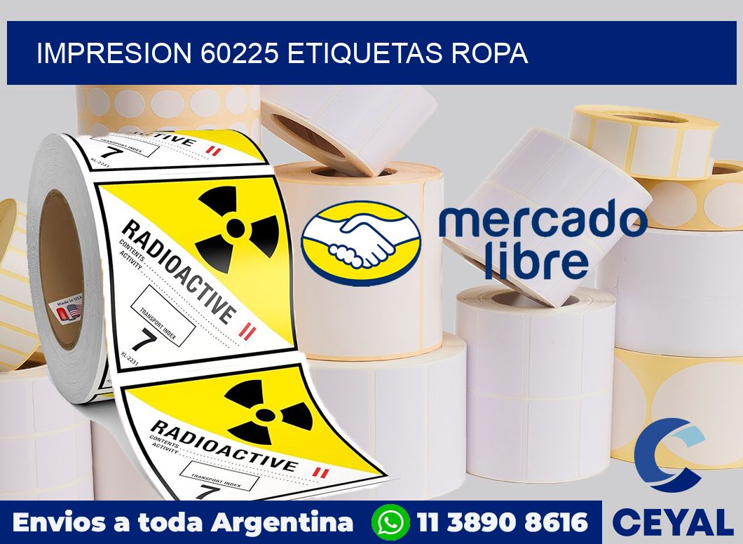 impresion 60225 etiquetas ropa