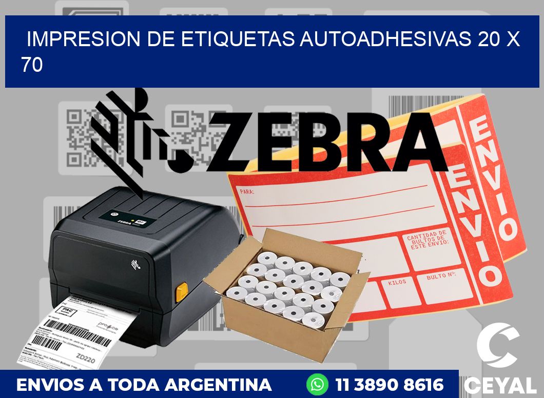 impresion de etiquetas autoadhesivas 20 x 70
