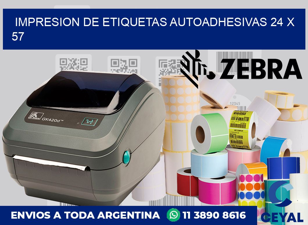 impresion de etiquetas autoadhesivas 24 x 57