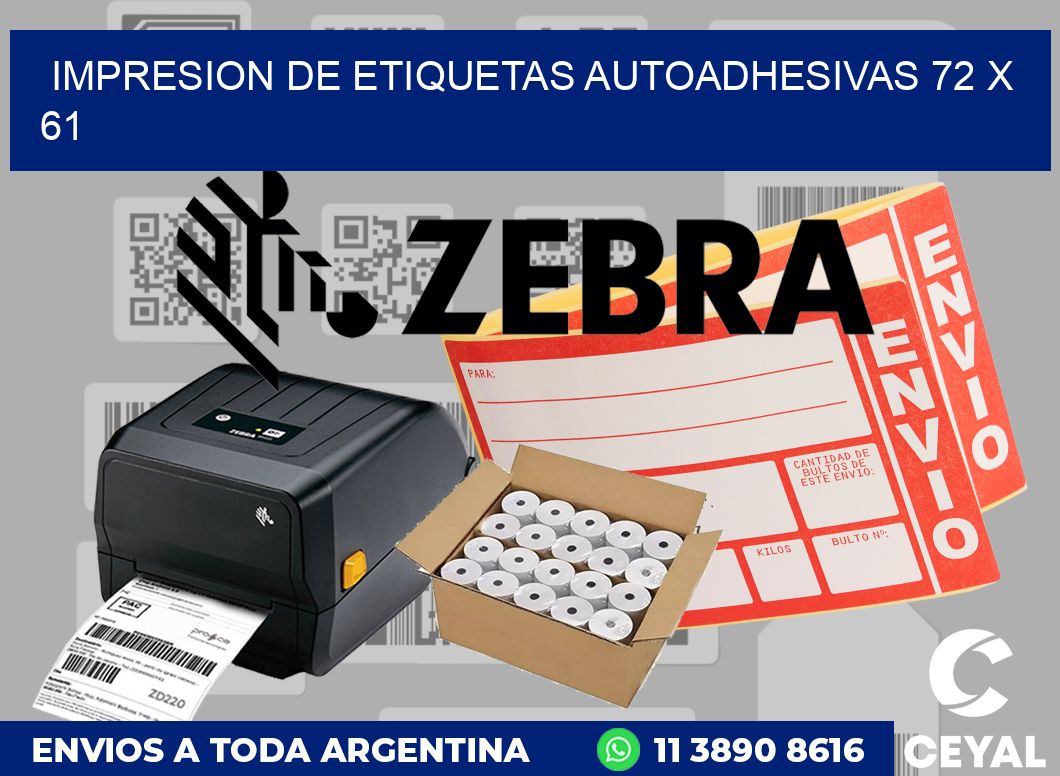 impresion de etiquetas autoadhesivas 72 x 61