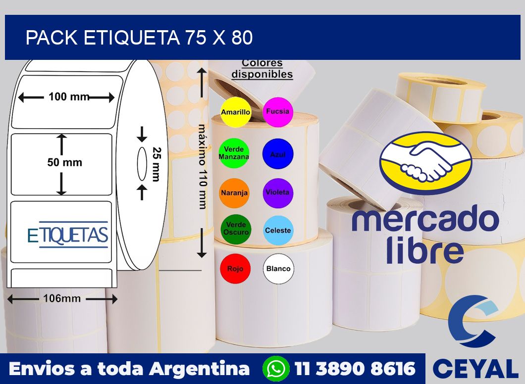 pack etiqueta 75 x 80