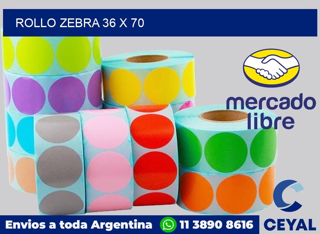rollo zebra 36 x 70