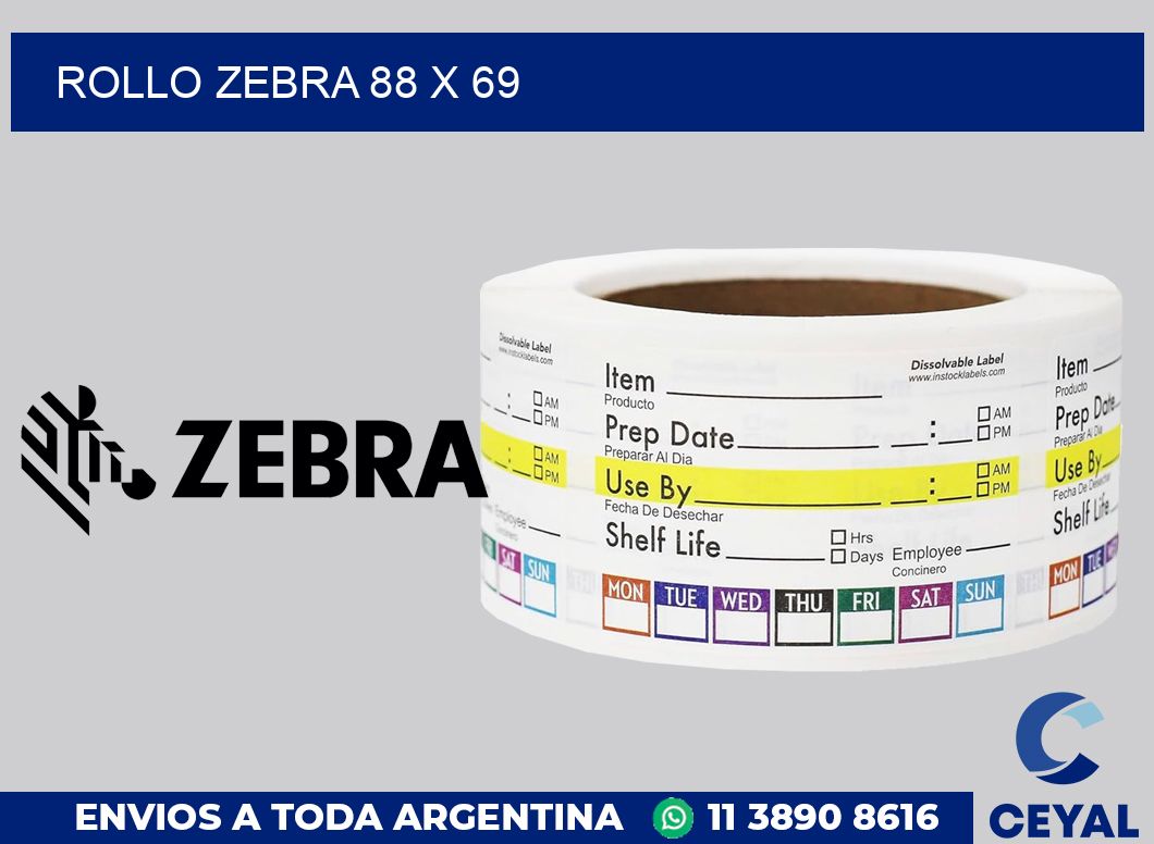 rollo zebra 88 x 69