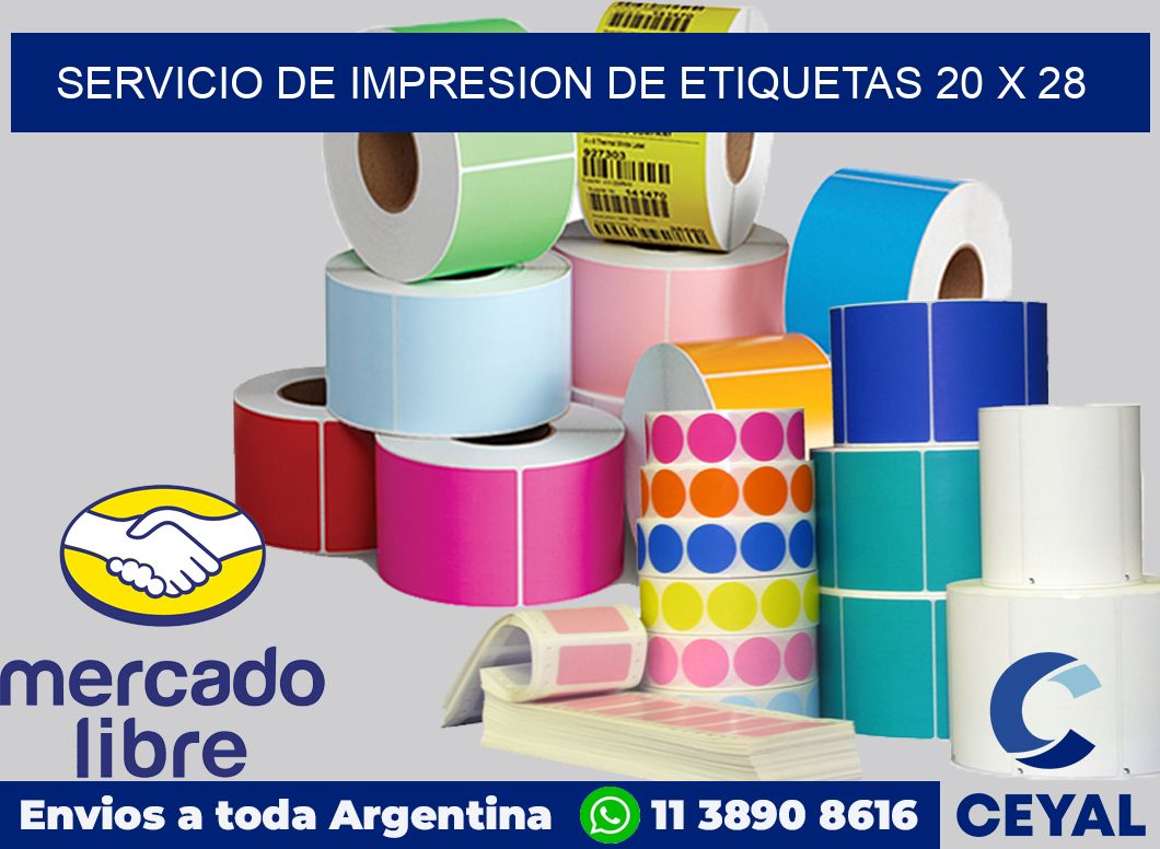 servicio de impresion de etiquetas 20 x 28