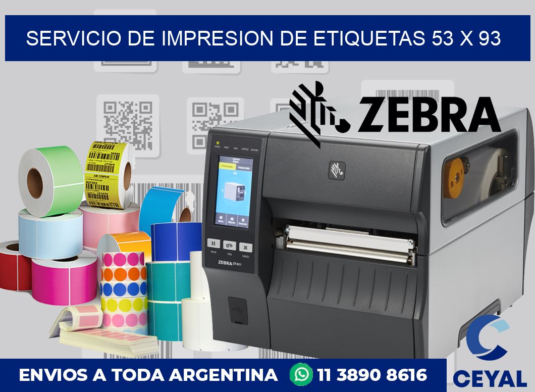 servicio de impresion de etiquetas 53 x 93