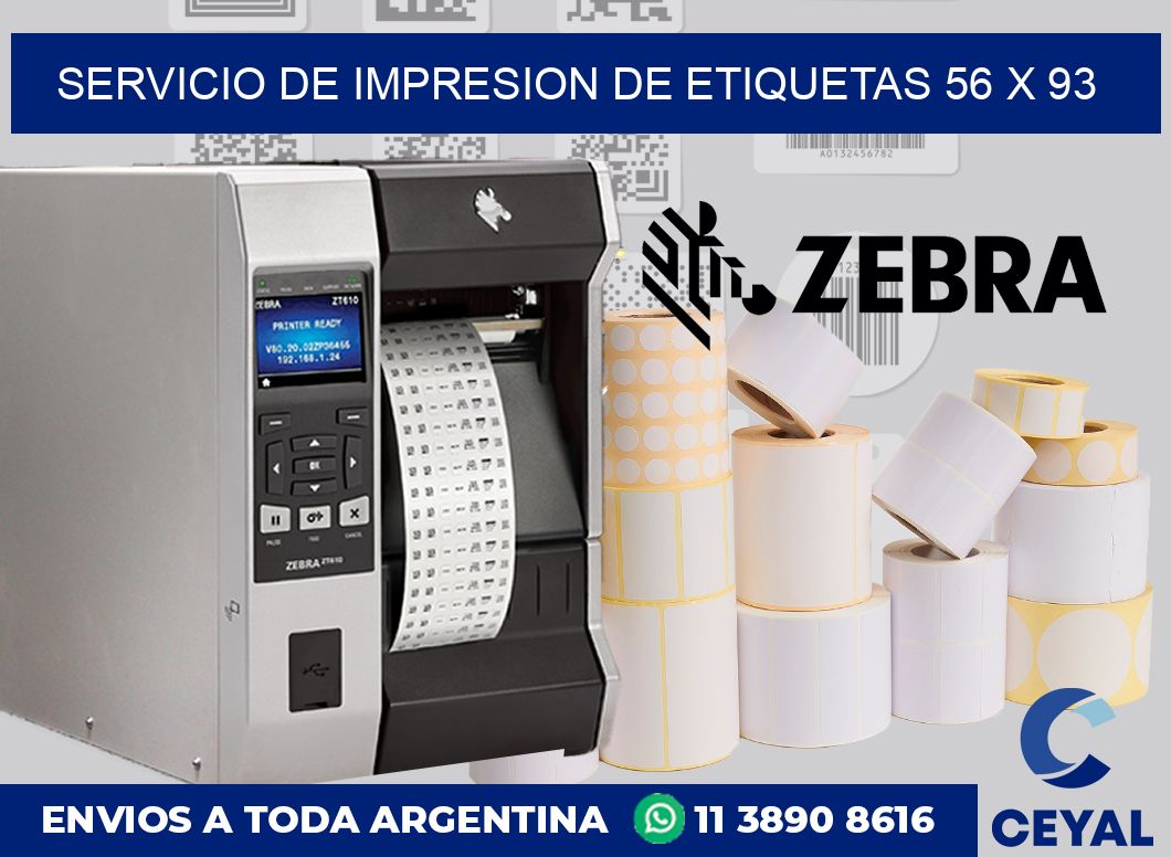 servicio de impresion de etiquetas 56 x 93