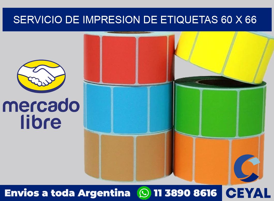 servicio de impresion de etiquetas 60 x 66