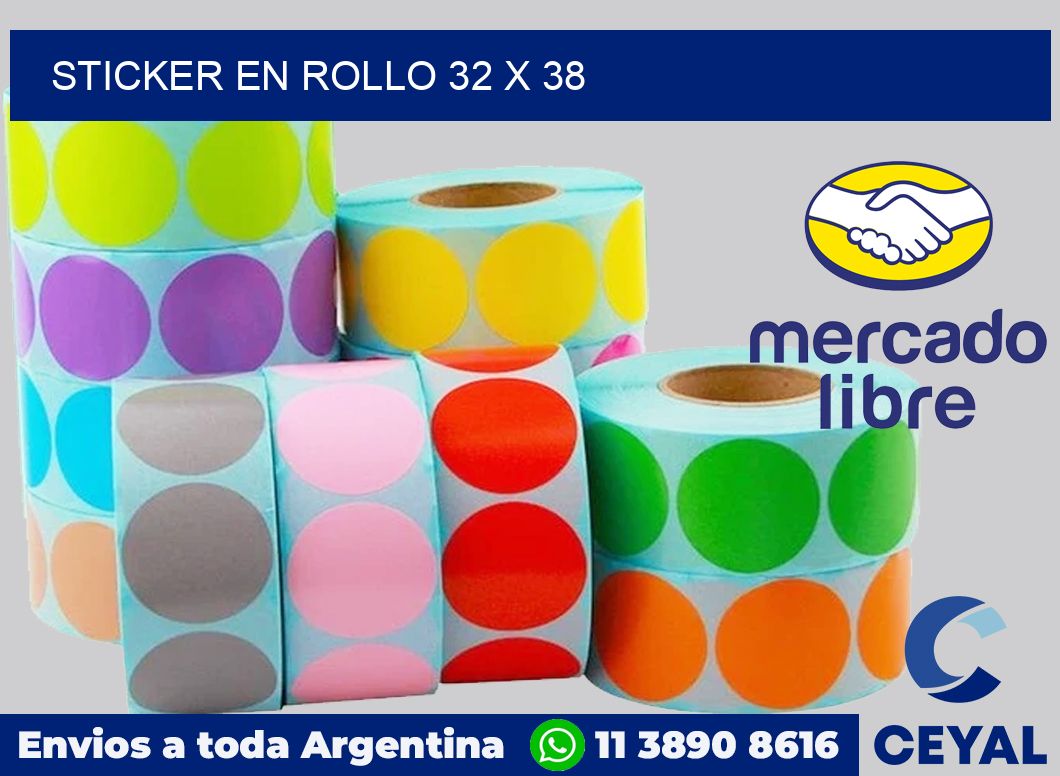 sticker en rollo 32 x 38