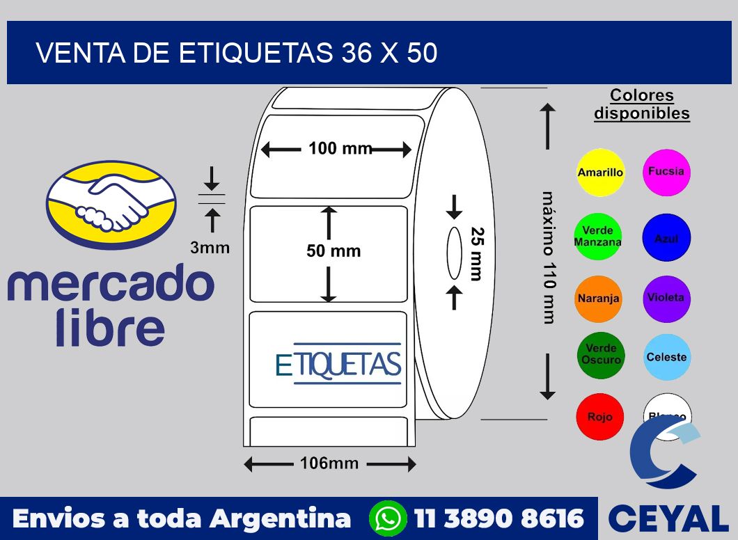 venta de etiquetas 36 x 50