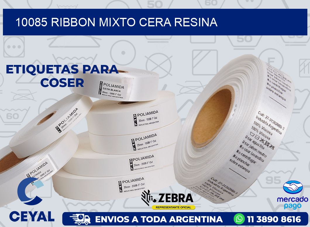 10085 RIBBON MIXTO CERA RESINA