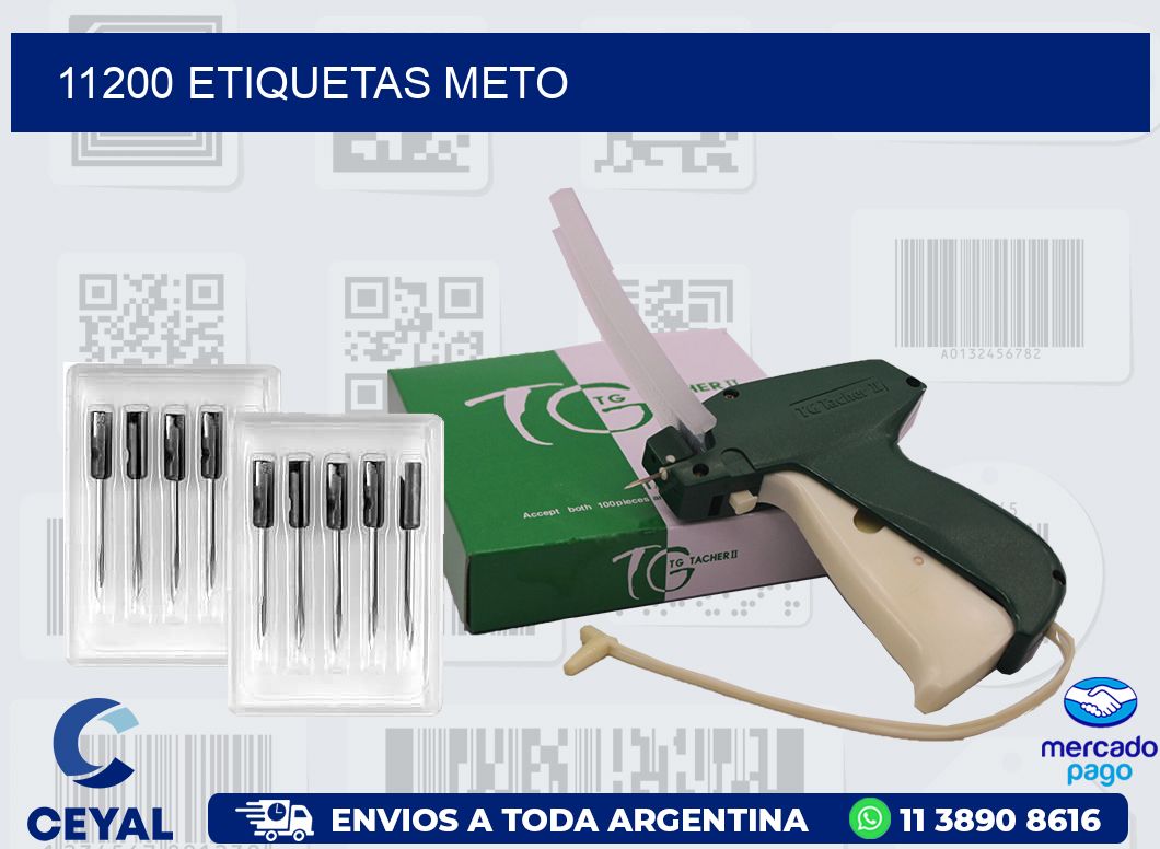 11200 ETIQUETAS METO