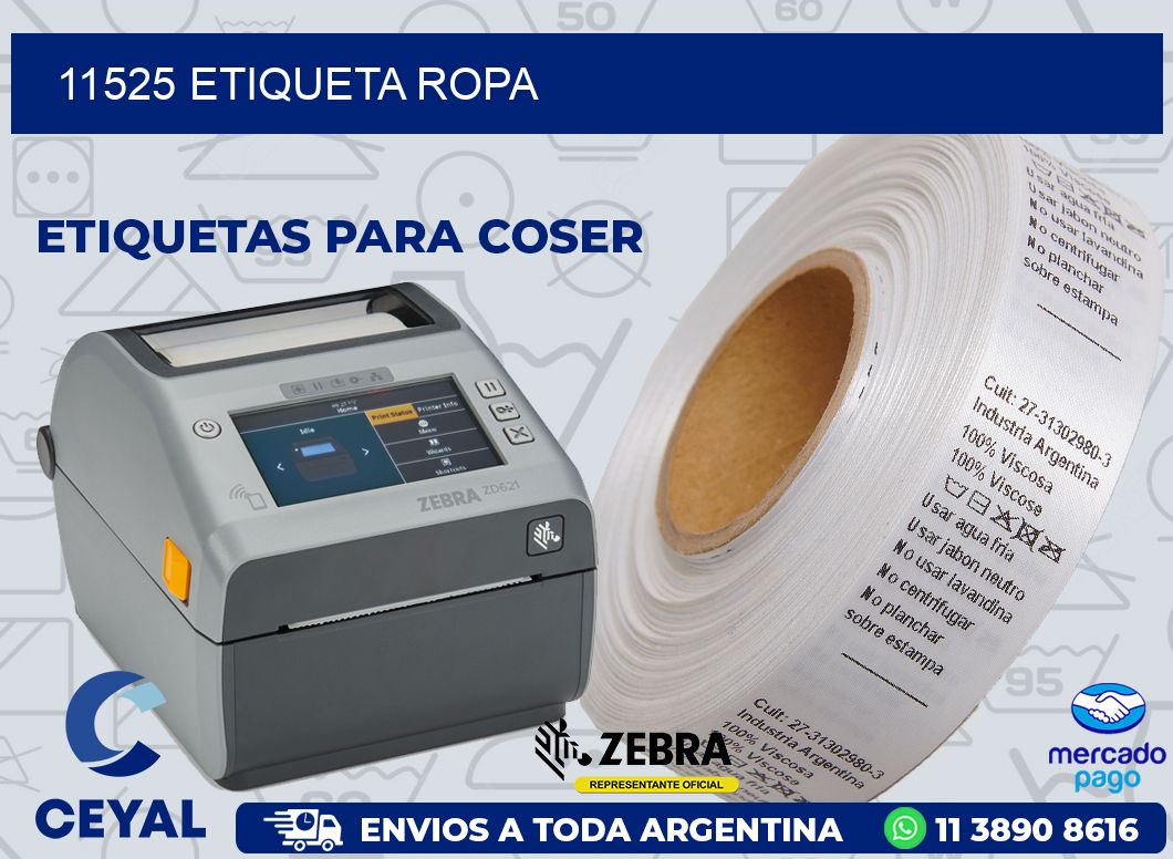 11525 ETIQUETA ROPA