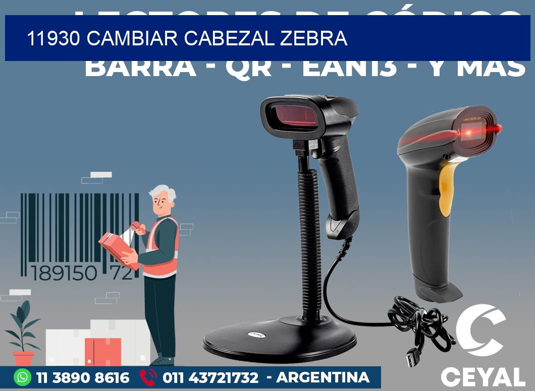 11930 CAMBIAR CABEZAL ZEBRA