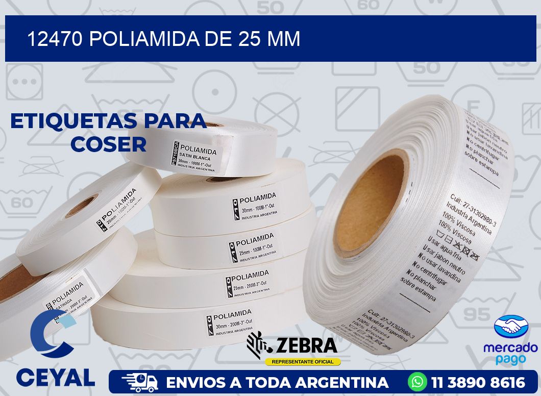 12470 POLIAMIDA DE 25 MM
