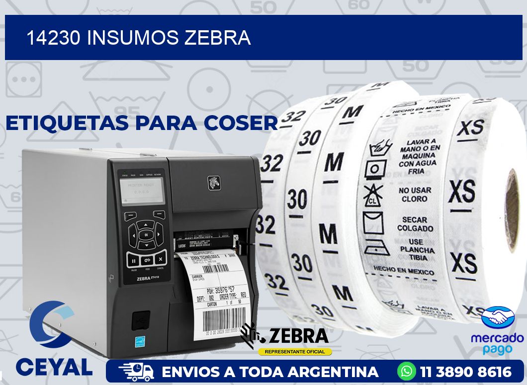 14230 INSUMOS ZEBRA