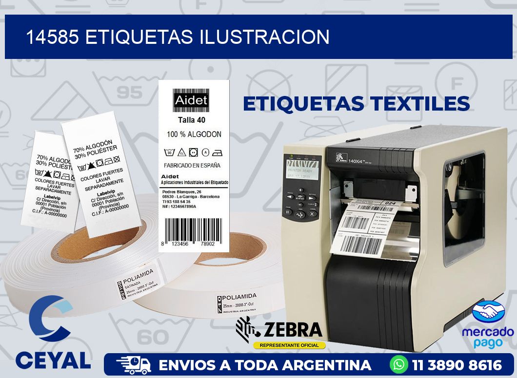 14585 ETIQUETAS ILUSTRACION