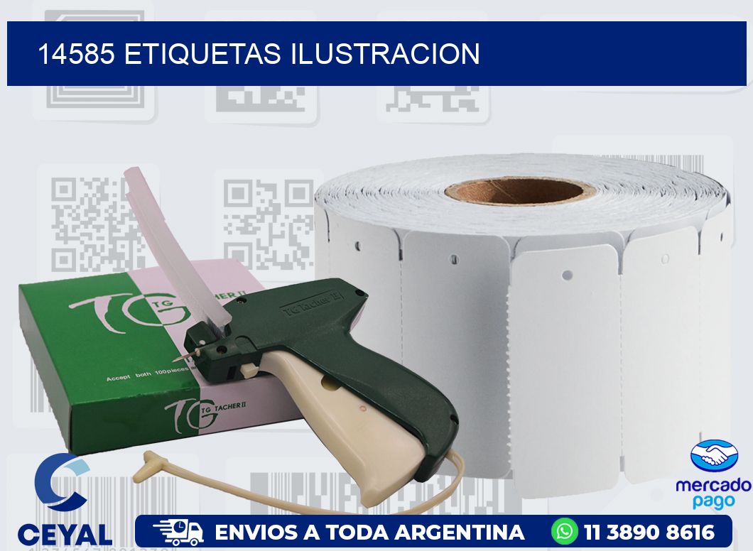 14585 ETIQUETAS ILUSTRACION