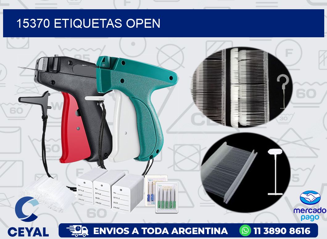 15370 ETIQUETAS OPEN