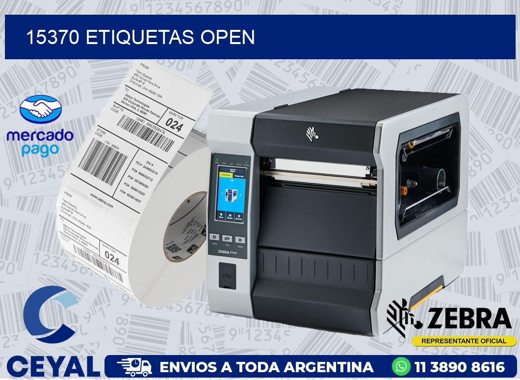 15370 ETIQUETAS OPEN