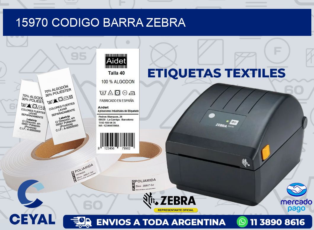 15970 CODIGO BARRA ZEBRA